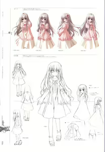 Page 28 of eden* visual fanbook - preview thumbnail