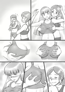 Page 37 of Girl on Mom Himitsu no  Bust Lesson - preview thumbnail