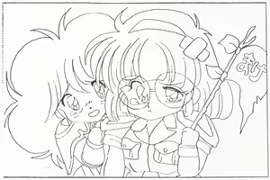 Page 120 of Rance 1.2.3 Genga Settei Shiryou - preview thumbnail