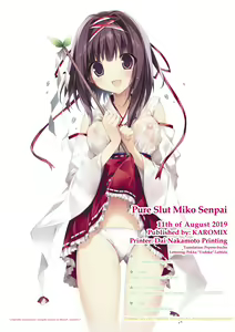 Page 34 of Seiso Bitch na Miko Senpai | Pure Slut Miko Senpai (decensored) - preview thumbnail