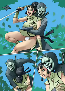 Page 38 of Fuma Kunoichi Hana Shigure - preview thumbnail