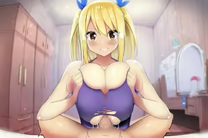 Page 12 of Kekkai o Hatte Dare ni mo Jama sarenai Heya de Lucy no Bakunyuu ni Tanetsuke - preview thumbnail