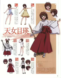 Page 46 of Yosuga no Sora OFFICIAL CHARACTER BOOK - preview thumbnail