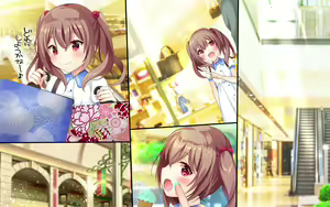 Page 57 of Mana to Manatsu no Mannaka de - preview thumbnail