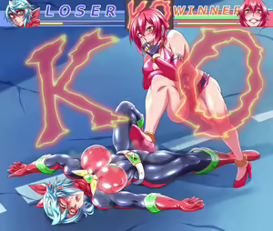 Page 399 of Justice Heroine Defeat Collection 5 - preview thumbnail