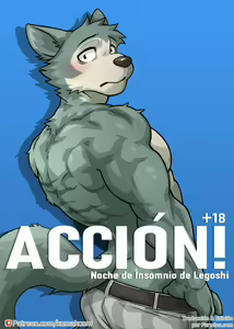 ACTION! - Nemurenai Yoru no Legoshi-kun | ACTION! - Legoshi's sleepless night — hentai manga cover on Fhentai