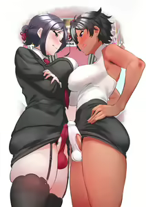Page 8 of Futanari Tsuukin Densha - preview thumbnail