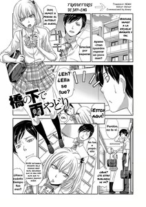 Hashi no Shita de Amayadori | Taking Shelter from the Rain under the Bridge — hentai manga cover on Fhentai