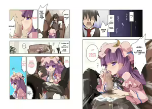 Page 3 of Hakudaku Kouin Voile Toshokan | Cloudy Frothy Lewd Library Blowjob - preview thumbnail