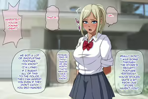 Page 24 of Namahousou! Kuro Gal Zenra Toukou | Live Broadcast! Tanned Gyaru's Naked School Visit - preview thumbnail