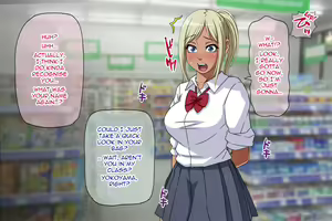 Page 4 of Namahousou! Kuro Gal Zenra Toukou | Live Broadcast! Tanned Gyaru's Naked School Visit - preview thumbnail