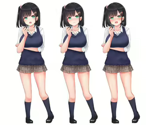 Page 344 of JK Gal mo Imouto mo Namaiki Onna ga Torottoro Dekachin Ippon de Gyakuten Wakarase SEX!! - preview thumbnail