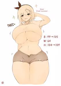 Page 4 of Ryza ga Nice Body ni Naru Kusuri o Nondara Yosou Ijou ni Seichou shite shimatta E - preview thumbnail