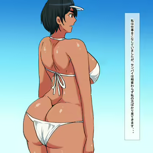 Page 9 of lu Bikini Mizugi o Kita Boyish Kasshoku Musume - preview thumbnail