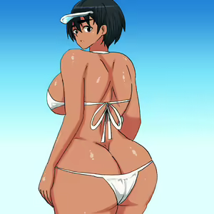 Page 3 of lw Bikini Mizugi o Kita Boyish Kasshoku Musume - preview thumbnail