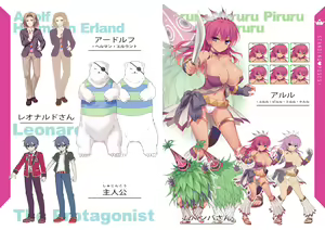 Page 18 of らぶらぶプリンセス Visual Fan Book - preview thumbnail