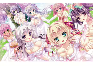 Page 58 of らぶらぶプリンセス Visual Fan Book - preview thumbnail