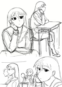 Page 2 of Azumanga Daioh sakaki - preview thumbnail