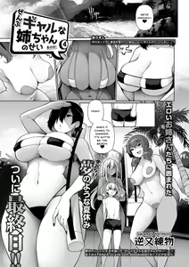 Zenbu Gal na Nee-chan no Sei 4 | It's All The Gal Nee-chan's Fault 4 — hentai manga cover on Fhentai