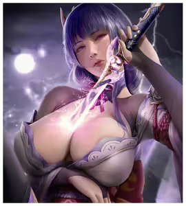 Raiden Shogun — hentai manga cover on Fhentai