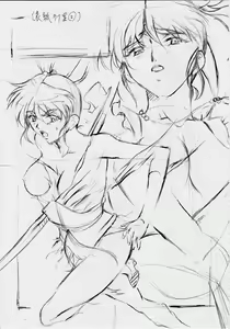 Page 85 of Busou Megami Archives Series 4 "Ai & Mai Gaiden ~ Aoki Seido ~ Ai ~ Tennyo Inda no Shou ~" - preview thumbnail