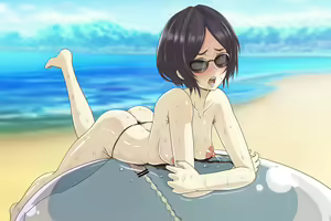 Page 4 of Futanari Beach de Onacchau Sou - preview thumbnail