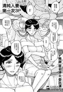 Seiso na Hitozuma Hajimete no 3P | 清纯人妻的第一次3p — hentai manga cover on Fhentai
