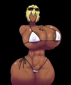 Page 4 of Waifus on the Beach! - preview thumbnail