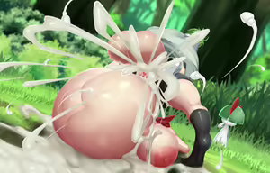 Page 298 of Haruka no Shikyuu wa Master Ball! Jusei Hokakuritsu 100% Kusamura de Mitsuru-kun no Pokemon Get Daze! - preview thumbnail