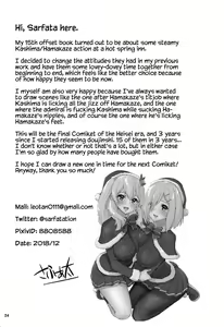 Page 25 of Onsen Yukata na Kashima-san to Hamakaze-san to. | Kashima and Hamakaze In Hotspring Yukatas - preview thumbnail