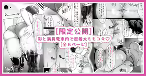 Irodori to Manin Densha Nai de Micchaku Futomomo Koki — hentai manga cover on Fhentai