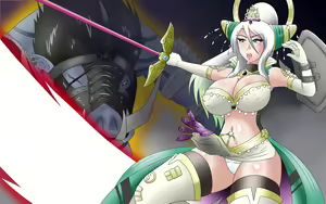 Page 104 of Musou Senki Ryuurei na Senkai Onna Kenshi no Ryoujoku Tan - preview thumbnail