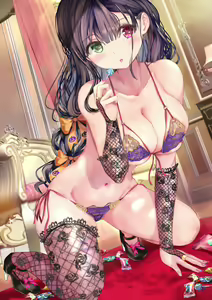 Page 2 of Okashi o Moratta Halloween-Lingerie-san - preview thumbnail