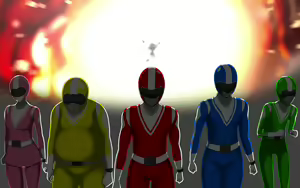 Page 252 of goshiki sentai batorukarafuru - pinku kokai shokei - preview thumbnail