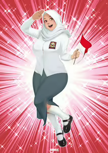 SMU-chan Independence Day 76th - hentai manga cover image