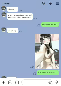 Page 52 of Kanojo no SmaPho o Nozoita dake nano ni | J'ai seulement regardé dans son smartphone! (decensored) - preview thumbnail