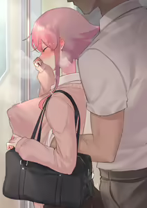Page 11 of Itoshi no Sensei ni Manin Densha de Chikubi Ijirarechau Onnanoko - preview thumbnail