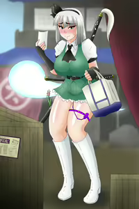 Page 393 of Touhouyaku Kekkan Konpaku Kimeseku Ryoujoku Hen - preview thumbnail