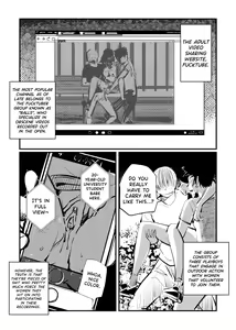 Inran Joshi ga Modaenagara Kintama Ijimetemita | The Lewd Girl Tortured Their Balls While Suffering From Their Advances (decensored) — hentai manga cover on Fhentai