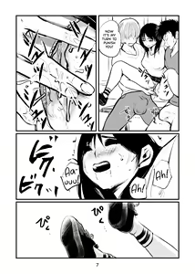 Page 7 of Inran Joshi ga Modaenagara Kintama Ijimetemita | The Lewd Girl Tortured Their Balls While Suffering From Their Advances (decensored) - preview thumbnail