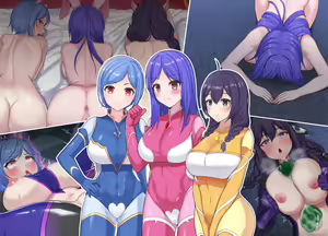 타락! 러버레인저 — hentai manga cover on Fhentai