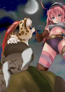 Page 7 of Knight to Baby Panther no Renkei Play Mamono to Majuu ni Taishite Muryoku no Murabito-tachi - preview thumbnail
