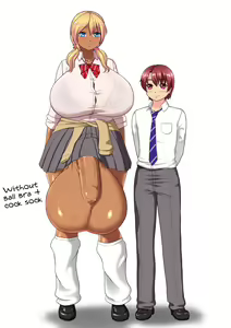 Page 3 of Baku futa gyaru ni chinguri purei shitemorau (aho) Story | A (dumb) story about a massive futa gyaru taking it in role-reverse piledriver play - preview thumbnail