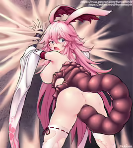 Page 7 of Yae Sakura vs Facehugger - preview thumbnail
