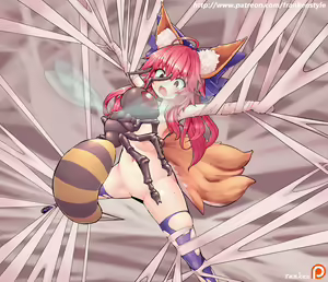 Page 4 of Tamamo VS Bee - preview thumbnail