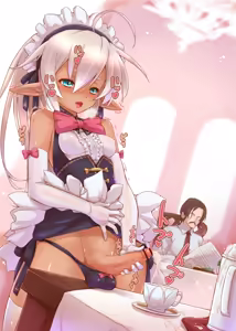 Page 36 of Kasshoku to Shiro Elf Maid - preview thumbnail