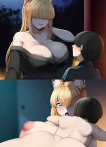 Shota & Fox girl - hentai manga cover image