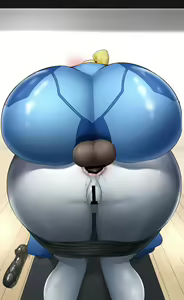 Page 54 of Futanari Samus X Wii Fit Trainer - preview thumbnail