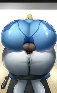 Page 55 of Futanari Samus X Wii Fit Trainer - preview thumbnail