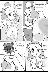 Page 2 of Isabelle X Tom Nook - preview thumbnail